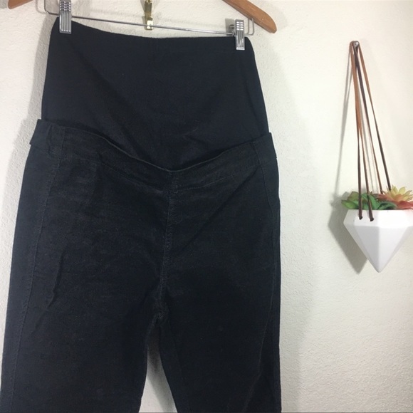 ASOS Maternity denim black corduroy skinny pants - Picture 2 of 5